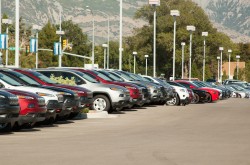 A row of cars