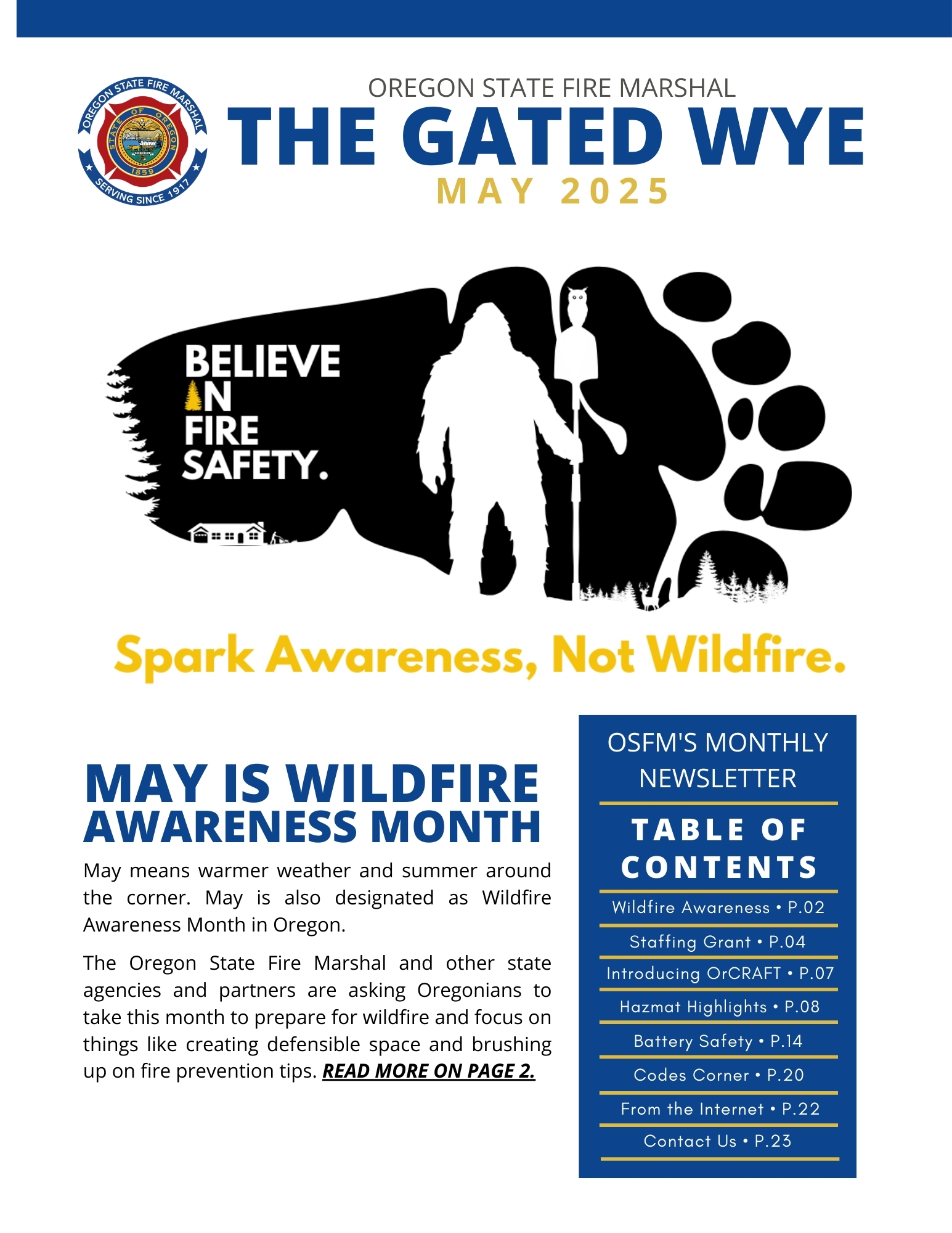 Cover of The Gated Wye March 2025 Edition